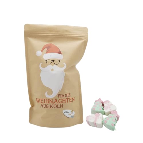 Deine Naschbox | Santa Cool Beutel |Gefüllt mit 200g Mausespeck Mellow Weihnachtsmischung von PE ÄM