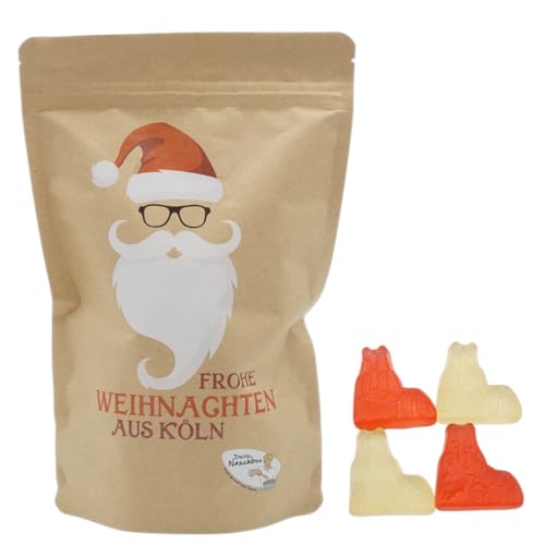 Deine Naschbox | Santa Cool Beutel |Gefüllt mit 450g Dom Fruchtgummis von PE ÄM