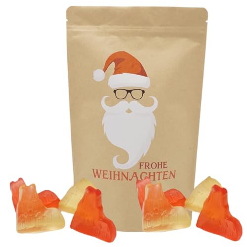 Deine Naschbox | Santa Cool Beutel |Gefüllt mit 450g Dom Fruchtgummis von PE ÄM