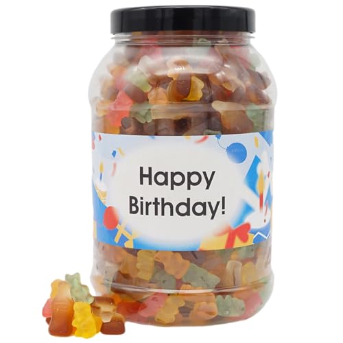 Deine Naschbox | Zuckerfreier Fruchtgummi 2er Mix#1 | personalisierbar | 2kg Big Pot | XXL Großpackung - Motive für viele Gelegenheiten - Geschenk von PE ÄM