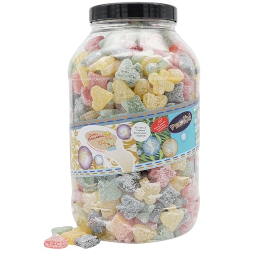 Deine Naschbox | Zuckerfreier Fruchtgummi Pokermix | 3kg Mega Pot | XXL Großpackung für Party, Candybar & als Geschenk - Karo, Pik, Kreuz & Herz von PE ÄM