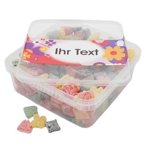 Deine Naschbox | Zuckerfreier Fruchtgummi Pokermix | Personalisierbar | 1kg Naschbox | XL Großpackung - Motive für viele Gelegenheiten - Geschenk von PE ÄM