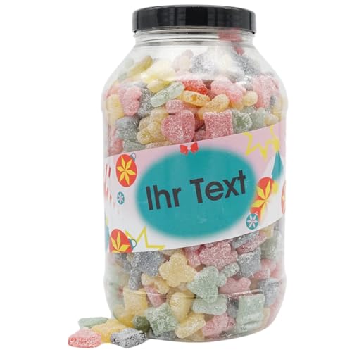 Deine Naschbox | Zuckerfreier Fruchtgummi Pokermix | Personalisierbar | 3 kg Mega Pot | XXL Großpackung - Motive für viele Gelegenheiten von PE ÄM