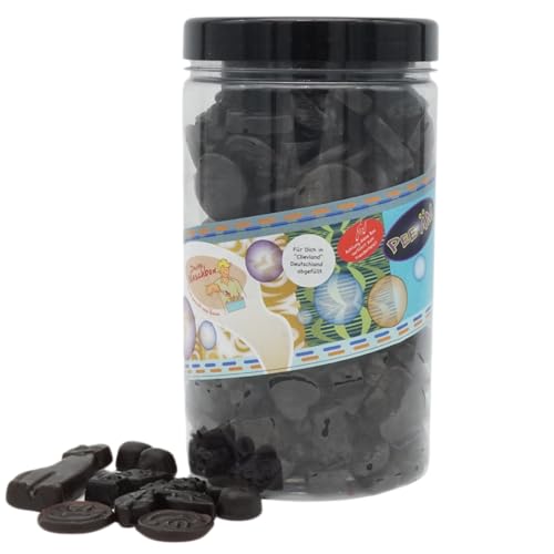 Deine Naschbox | Zuckerfreier Lakritz Mix 10 Sorten | 1kg Pot | XL Großpackung für Party, Candybar & als Geschenk - Spezialitäten Mix - Lakritz von PE ÄM