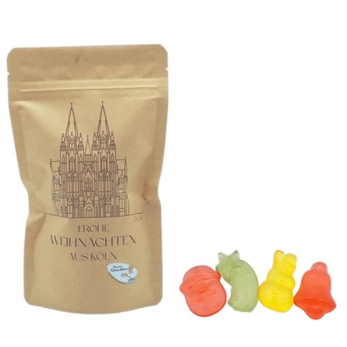 Dom Motivbeutel | Gefüllt mit 150g Fruchtgummi Weihnachtsmischung von PE ÄM