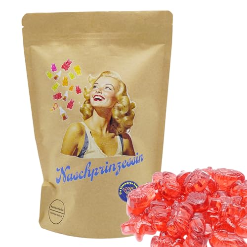 PE ÄM | Naschbeutel mit tollen Motiven | kompostierbar | Größe M | gefüllt mit 450g PE ÄM - Zuckerfreiem Fruchtgummi Erdbeer Meerestiere | Fruchtig von PE ÄM