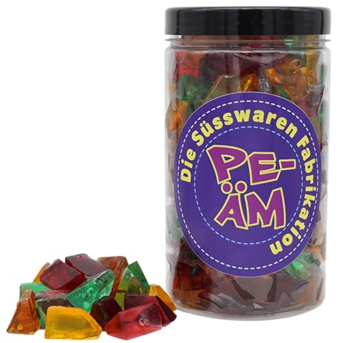 PE ÄM | Zuckerfreie Fruchtgummi 5er Frucht Mix M'Ecks | 1kg Pot | XL Packung für Party, Candybar & als Geschenk | Süß & Saftig | Premiumfruchtgummi von PE ÄM