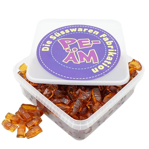 PE ÄM | Zuckerfreie Fruchtgummi Colafläschchen | 1kg Naschbox | XL Pack für Party, Candybar & als Geschenk | Aromatisch | Premiumfruchtgummi von PE ÄM