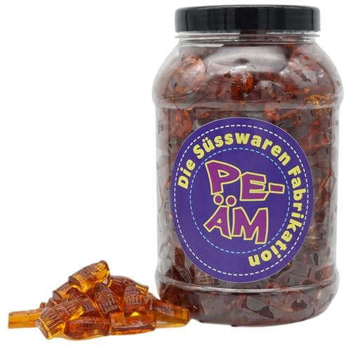 PE ÄM | Zuckerfreie Fruchtgummi Colafläschchen | 2kg Big Pot | XXL Pack für Party, Candybar & als Geschenk | Aromatisch & Würzig | Premiumfruchtgummi von PE ÄM