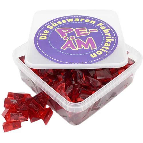 PE ÄM | Zuckerfreie Fruchtgummi Erdbeer M'Ecks | 1kg Naschbox | XL Pack für Party, Candybar & als Geschenk | Süß & Saftig | Premiumfruchtgummi von PE ÄM