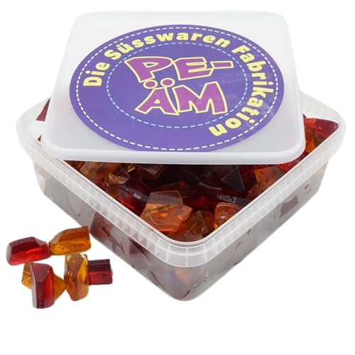 PE ÄM | Zuckerfreie Fruchtgummi Kirsch/Cola M'Ecks | 1kg Naschbox | XL Pack für Party, Candybar & als Geschenk | Saftiger Mix | Premiumfruchtgummi von PE ÄM