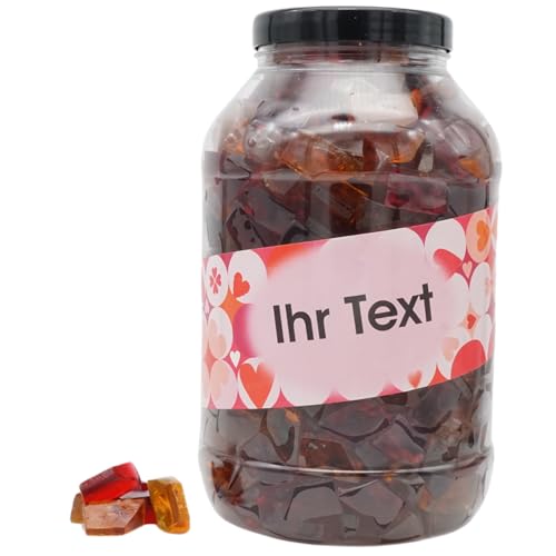 PE ÄM | Zuckerfreie Fruchtgummi Kirsch/Cola M'Ecks | 3 kg Mega Pot | XXL Packung - Motive für viele Gelegenheiten - Geschenkidee | Premiumfruchtgummi von PE ÄM