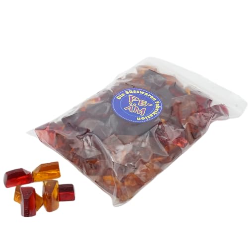 PE ÄM | Zuckerfreie Fruchtgummi Kirsch/Cola M'Ecks | 500g Nachfüllbeutel | Minimale Verpackung 100% recyclebar | Saftiger Mix | Premiumfruchtgummi von PE ÄM