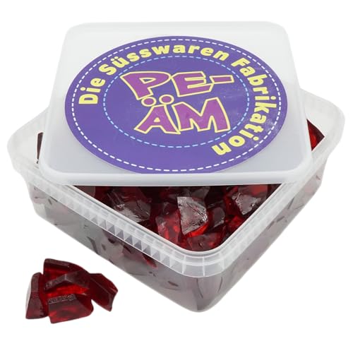 PE ÄM | Zuckerfreie Fruchtgummi Kirsch M'Ecks | 1kg Naschbox | XL Großpackung für Party, Candybar & als Geschenk |Saftig| Premiumfruchtgummi von PE ÄM