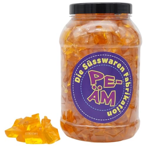 PE ÄM | Zuckerfreie Fruchtgummi Mandarine M'Ecks | 2kg Big Pot | XXL Pack für Party, Candybar & als Geschenk | Süß & Saftig | Premiumfruchtgummi von PE ÄM