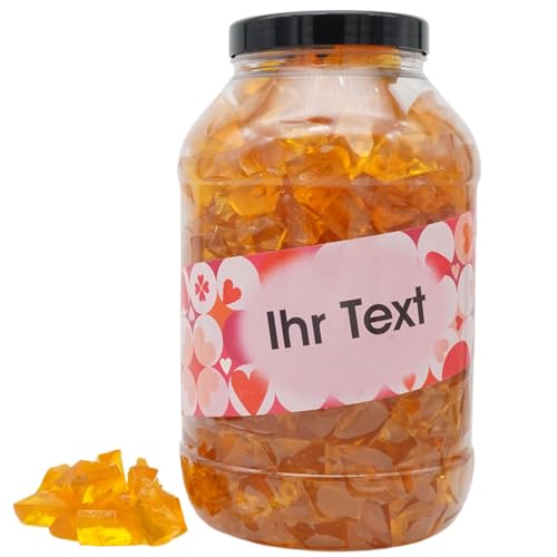 PE ÄM | Zuckerfreie Fruchtgummi Mandarine M'Ecks | 3 kg Mega Pot | XXL Packung - Motive für viele Gelegenheiten - Geschenkidee | Premiumfruchtgummi von PE ÄM