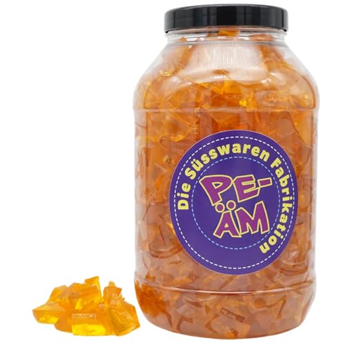 PE ÄM | Zuckerfreie Fruchtgummi Mandarine M'Ecks |3kg Mega Pot | XXL Pack für Party, Candybar & als Geschenk | Süß & Saftig | Premiumfruchtgummi von PE ÄM