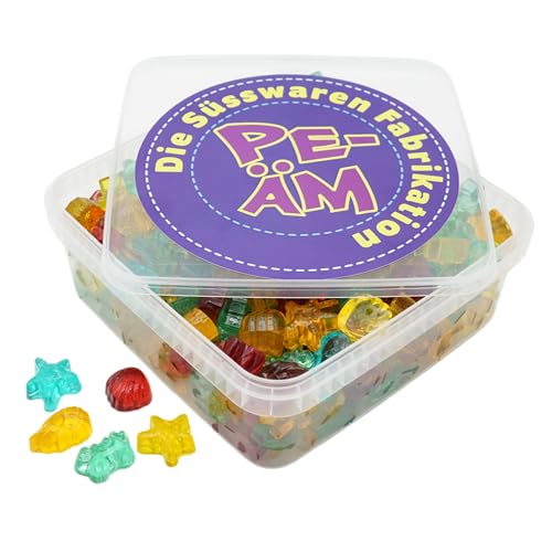 PE ÄM | Zuckerfreie Fruchtgummi Meerestiere Mix | 1kg Naschbox | XL Pack für Party, Candybar & als Geschenk | Süß Saftig | Premiumfruchtgummi von PE ÄM