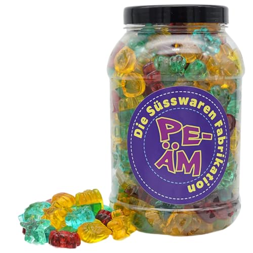 PE ÄM | Zuckerfreie Fruchtgummi Meerestiere Mix | 2kg Big Pot | XXL Pack für Party, Candybar & als Geschenk | Süß & Saftig | Premiumfruchtgummi von PE ÄM