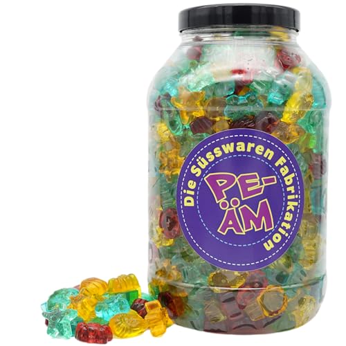 PE ÄM | Zuckerfreie Fruchtgummi Meerestiere Mix |3kg Mega Pot | XXL Pack für Party, Candybar & als Geschenk | Süß & Saftig | Premiumfruchtgummi von PE ÄM