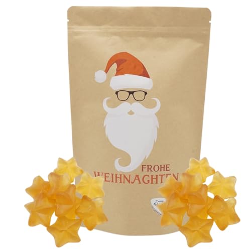 Santa Cool Beutel |Gefüllt mit 450g Fruchtgummi Zimtsternen von PE ÄM