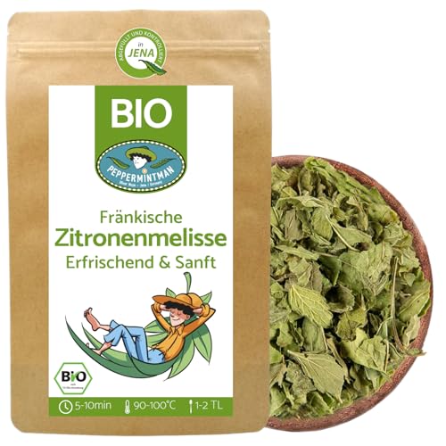 Bio Fränkische Zitronenmelisse 250g - Blattkrüll - Melissentee - PEPPERMINTMAN von PEPPERMINTMAN Oliver Neye - Jena / Germany