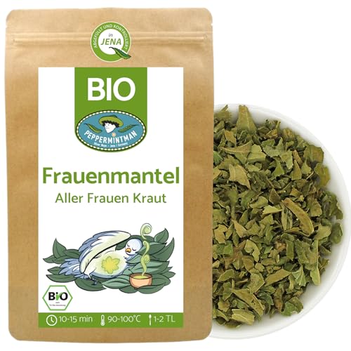 Bio Frauenmanteltee 250g - Ihr Frauentee für Harmonie & Lebensfreude - 'Aller Frauen Krau - vom Familienbetrieb - PEPPERMINTMAN von PEPPERMINTMAN Oliver Neye - Jena / Germany