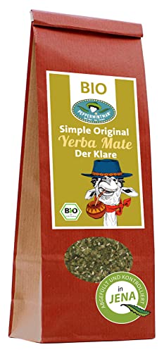 Bio Mate Tee, Grün 250g - Organic Green Yerba Mate Medium Cut - Der Klare - vom brasilianischen Familienbetrieb - PEPPERMINTMAN von PEPPERMINTMAN Oliver Neye - Jena / Germany