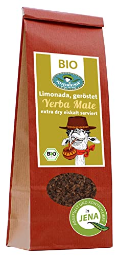 Bio Mate Tee, geröstet 750g - Organic Roasted Yerba Mate Medium Cut - Eiskalt genießen - vom brasilianischen Familienbetrieb - PEPPERMINTMAN von PEPPERMINTMAN Oliver Neye - Jena / Germany