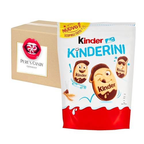 1 x Kinder Kinderini 250g Milch- und Kakao-Mürbekekse mit Geschenk von Pere's Candy von PERE’S CANDY