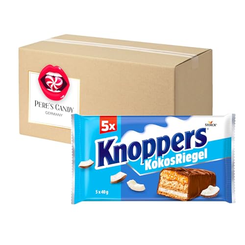 1 x Knoppers Kokos Riegel 5er mit Geschenk von Pere's Candy von PERE’S CANDY