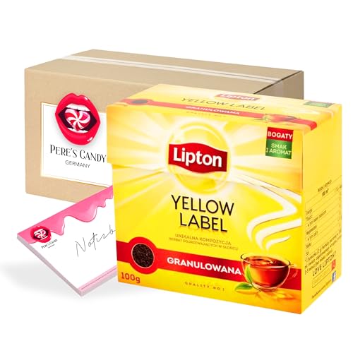 100 g Lipton Yellow Label Granulierter Schwarzer Tee mit Geschenk von Pere's Candy von PERE’S CANDY