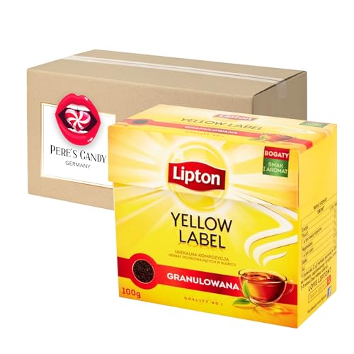 100 g Lipton Yellow Label Granulierter Schwarzer Tee mit Geschenk von Pere's Candy von PERE’S CANDY