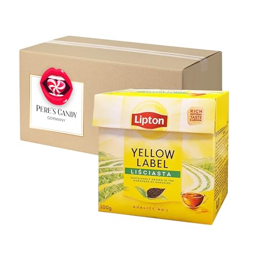 100 g Lipton Yellow Label Loser Schwarzer Tee mit Geschenk von Pere's Candy von PERE’S CANDY