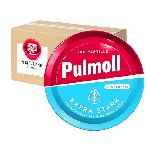 10erPack Pulmoll Extra Stark zuckerfrei 50g mit Geschenk von Pere's Candy von PERE’S CANDY