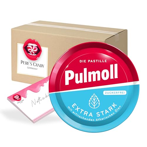 10erPack Pulmoll Extra Stark zuckerfrei 50g mit Geschenk von Pere's Candy von PERE’S CANDY