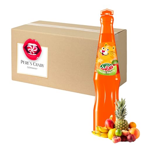 12 x 200ml Multifrucht Dreh und Trink Erfrischungsgetränk Durstlöscher mit Geschenk von Pere's Candy von PERE’S CANDY