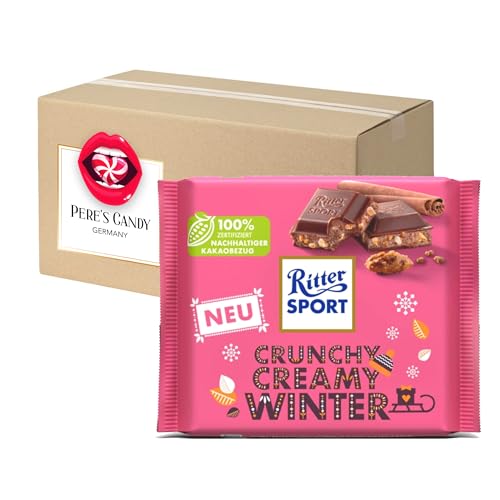 12 x Crunchy Creamy Winter Tafel 100g von PERE’S CANDY