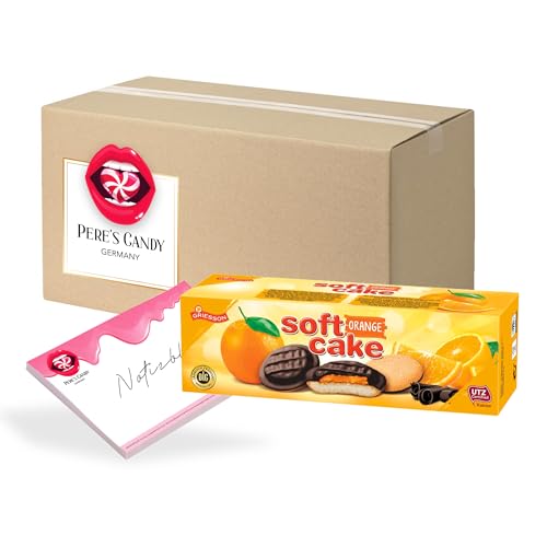 12erPack Griesson Soft Cake Orange 150g mit Fruchtfüllung aus Orangensaft - Schokolade mit Geschenk von Pere's Candy von PERE’S CANDY