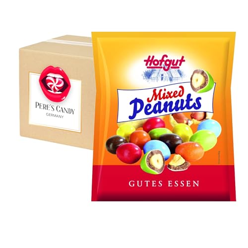 2 x 250 g Hofgut Mixed Peanuts bunt dragiert mit Geschenk von Pere's Candy von PERE’S CANDY