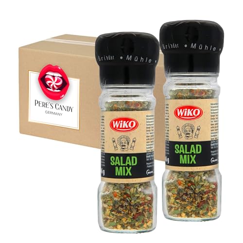 2 x Gewürzmühle Salatgewürz 46g Salatkräuter Mix | Gewürzzubereitung mit Geschenk von Pere's Candy von PERE’S CANDY