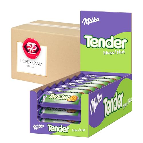 21 x 37g Milka Tender Nuss mit Geschenk von Pere's Candy von PERE’S CANDY