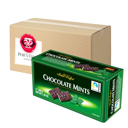 3 x Chocolate Mints - Zartbitter Täfelchen Minze 200g mit Geschenk von Pere's Candy von PERE’S CANDY