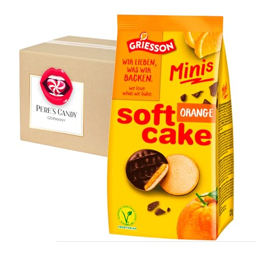 3 x Griesson Minis Soft Cake Orange 125g mit Geschenk von Pere's Candy von PERE’S CANDY