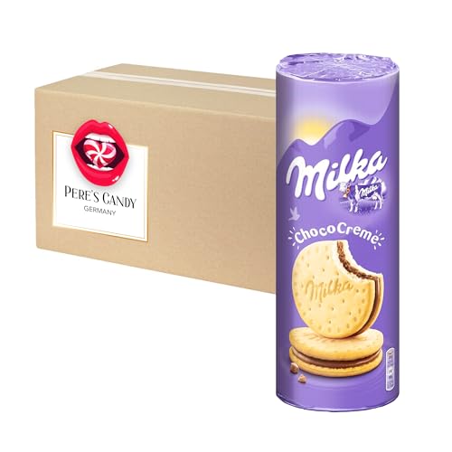 3 x Milka Keks mit Schokoladencremefüllung Choco Creme 260g mit Geschenk von Pere's Candy von PERE’S CANDY