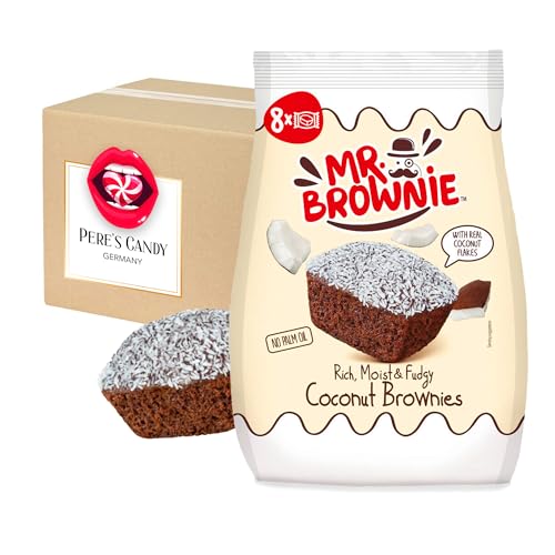 3 x Mr. Brownie Coconut Brownies 200g mit Geschenk von Pere's Candy von PERE’S CANDY