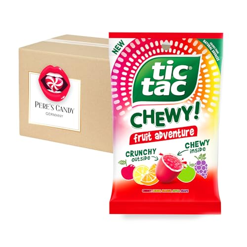 3 x Tic Tac Chewy Fruit Adventure 80g mit Geschenk von Pere's Candy von PERE’S CANDY