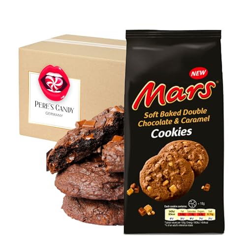 Pere's Candy® Bundle für 4 x Mars Cookies 162g + Pere's Candy Notepad DIN A7-25 Blatt von PERE’S CANDY