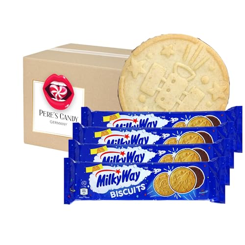 4 x Milky Way Biscuits Keks 108g mit Geschenk von Pere's Candy von PERE’S CANDY