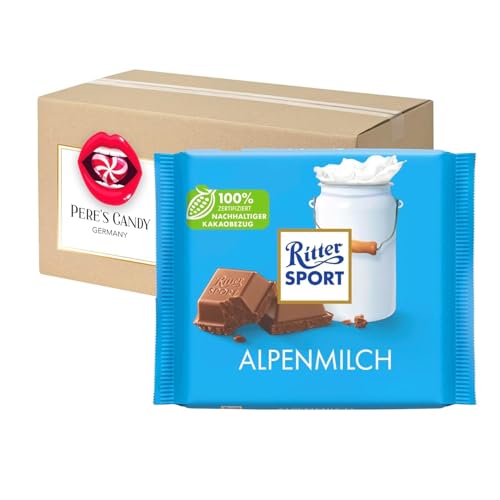 Pere's Candy® Bundle für 5 x 100g Alpenmilch Tafel Schokolade + Pere's Candy Notepad DIN A7-25 Blatt von PERE’S CANDY